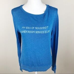 Wildfox Roughing It Baggy Beach Sweater XS